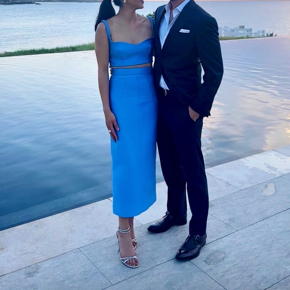 Emilia Wickstead light blue two piece set - UK6 / US00 - Picture 2 of 11